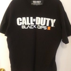 Mens Call of Duty Black Ops T-Shirt Size Large